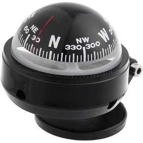 Car Dashboard, KIMISS 7.5 * 6 * 6cm Car Navigation Ball Dashboard Mount Plastic Direction Guidance Tool Camping Hiking