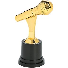 Fun Express Bulk Microphone Trophy (set of 12 awards)
