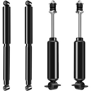 Shocks Set 4 ECCPP Shocks Absorbers for Dodge fits 1997-2004 for Dodge Dakota,1999-2004 for Dodge Durango Front Rear Shocks Struts 344081 344378