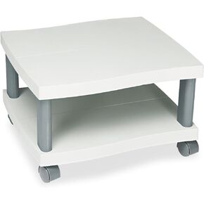 Safco Products 1860GR Wave Desk Side Printer Machine Stand, Light Gray