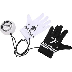 Electronic Piano Gloves with Musical Fingertips Speaker Hand Exercise Keyboard Instrument with Speakers Sensor