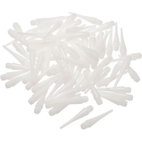 PATIKIL Plastic Dart Tips, 80 Pack 2BA Thread Soft Dart Tips Plastic Tip Soft Tip, White