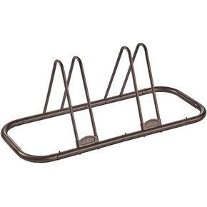 2 Bike Floor Type Parking Rack Stand for Garage, Indoor/Outdoor Bike Storage Stand Bicycle Parking Rack, Heavy Copper