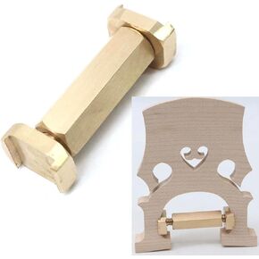 TUOREN Cello Bridge Foot Support Cello Maple Bridge Holder Metal Cello Bridge Brace Foot Support Hold Cello Making Repair Tools Accessory