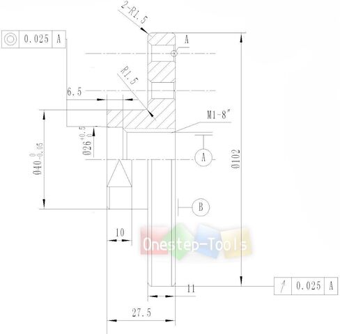 لوحة وجه فولاذية 1 "-8 مترابطة لخراطة الخشب (4") in Kuwait