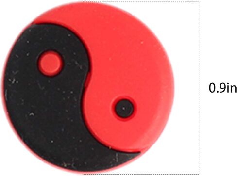 Icysey 12 Pcs Tennis Vibration Dampeners Silicone Racket Shock Absorbers Tennis Racket Accessories for Tennis Players in Kuwait