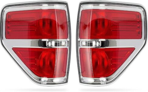 مصباح خلفي RANSOTO F150 متوافق مع 2009 2010 2011 2012 2013 2014 Ford F-150 Pickup Truck مصباح فرامل خلفي مدخن يحل محل BL3Z13404AB (جانب الركاب والسائق) in Saudi Arabia