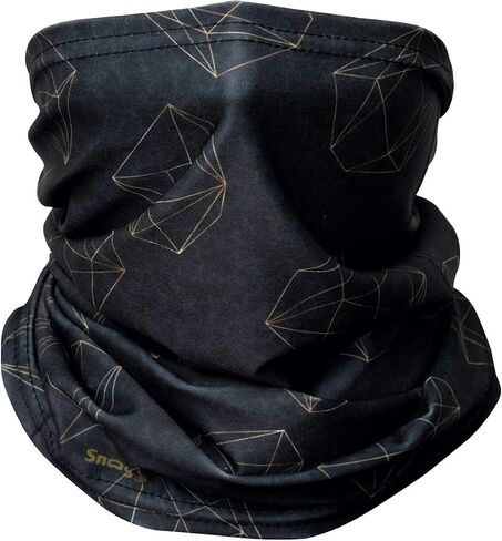 Snoggl Stretchy Neck Gaiter for Snow, Running, Cycling Lightweight Breathable Mask Headband On Trend Designer in Saudi Arabia