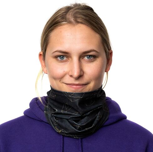 Snoggl Stretchy Neck Gaiter for Snow, Running, Cycling Lightweight Breathable Mask Headband On Trend Designer in Saudi Arabia