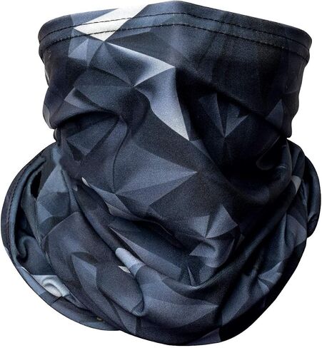 Snoggl Stretchy Neck Gaiter for Snow, Running, Cycling Lightweight Breathable Mask Headband On Trend Designer in Saudi Arabia