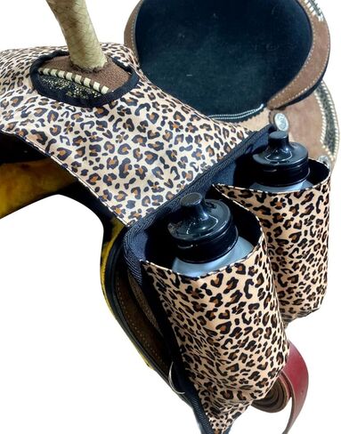 Showman Cheetah Print Insulated Nylon Horn Bag w/Water Bottles in Kuwait