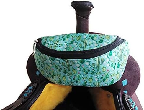 Showman Cactus Design Insulated Nylon Saddle Pouch in Saudi Arabia