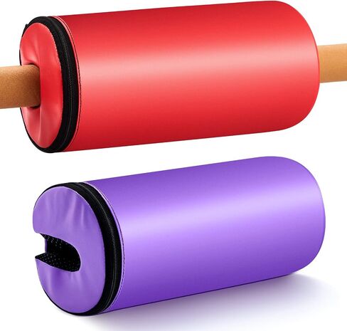 Leitee 2 Pcs Gymnast Bar Pad Protective Gymnastics Bar Pad Gymnastics Equipment Foam Padding Sleeve for Gymnastic Bar Uneven Parallel Horizontal Ballet Bar, Purple and Red in Saudi Arabia