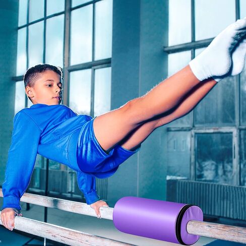 Leitee 2 Pcs Gymnast Bar Pad Protective Gymnastics Bar Pad Gymnastics Equipment Foam Padding Sleeve for Gymnastic Bar Uneven Parallel Horizontal Ballet Bar, Purple and Red in Saudi Arabia