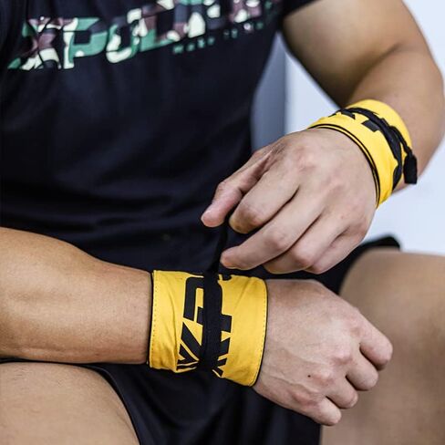 لفافات معصم XPODIUM مقاس 33 بوصة، رفع الأثقال، التدريب المتقاطع، التدريبات الأولمبية، WOD - أشرطة معصم من النايلون للنساء والرجال in Saudi Arabia