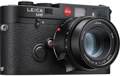 Leica M6 Rangefinder 35mm Fully Mechanical Operation Camera (10557) + Leica Summicron-M 50mm f/2 Lens + Bag + Cleaning Kit in Saudi Arabia
