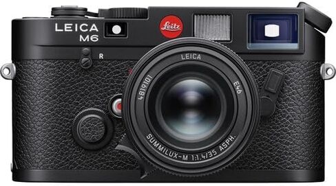 Leica M6 Rangefinder 35mm Fully Mechanical Operation Camera (10557) + Leica Summicron-M 50mm f/2 Lens + Bag + Cleaning Kit in Saudi Arabia
