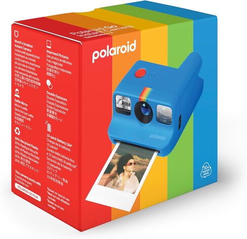 Polaroid Go Generation 2 - كاميرا فورية صغيرة + حزمة أفلام (تتضمن 16 صورة) - أسود (6280) in Saudi Arabia