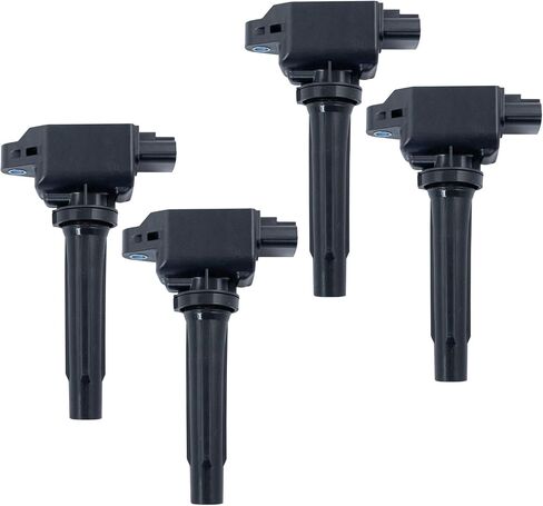 مجموعة مجموعات TRQ Ignition Coils مجموعة من 4 جديدة للفترة 2012-2018 MAZDA3 2.0L / 2014-2018 MAZDA3 2.5L / 2014-2017 MAZDA6 2.5L / 2013-2018 MAZDA CX5 2.0L / 2014-2018 MAZDA CX5 2.5L / 2016-2018 MIATA ام اكس-5 2.0 لتر in Saudi Arabia