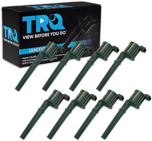 مجموعة مجموعات TRQ Ignition Coils مجموعة من 4 جديدة للفترة 2012-2018 MAZDA3 2.0L / 2014-2018 MAZDA3 2.5L / 2014-2017 MAZDA6 2.5L / 2013-2018 MAZDA CX5 2.0L / 2014-2018 MAZDA CX5 2.5L / 2016-2018 MIATA ام اكس-5 2.0 لتر in Saudi Arabia