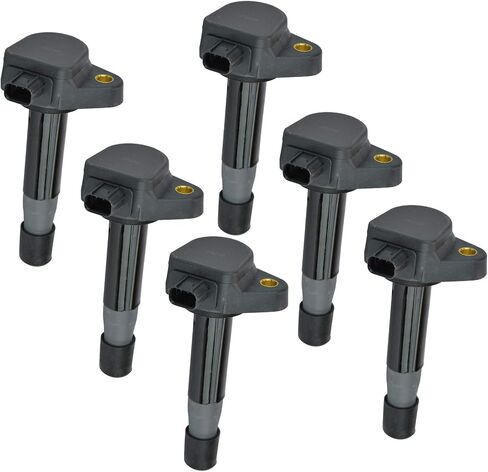 مجموعة مجموعات TRQ Ignition Coils مجموعة من 4 جديدة للفترة 2012-2018 MAZDA3 2.0L / 2014-2018 MAZDA3 2.5L / 2014-2017 MAZDA6 2.5L / 2013-2018 MAZDA CX5 2.0L / 2014-2018 MAZDA CX5 2.5L / 2016-2018 MIATA ام اكس-5 2.0 لتر in Saudi Arabia