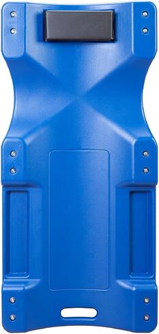 BIG RED ATRP6240UR Blow Molded Plastic Rolling Garage/Shop Creeper: 40" Mechanic Cart with Padded Headrest and 6 Casters, 350 lbs Capacity, Blue in Saudi Arabia