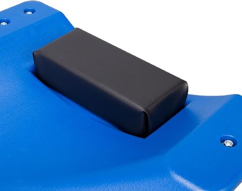 BIG RED ATRP6240UR Blow Molded Plastic Rolling Garage/Shop Creeper: 40" Mechanic Cart with Padded Headrest and 6 Casters, 350 lbs Capacity, Blue in Saudi Arabia