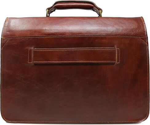 حقيبة أعمال جلدية محببة بالكامل من Floto Duomo in Kuwait