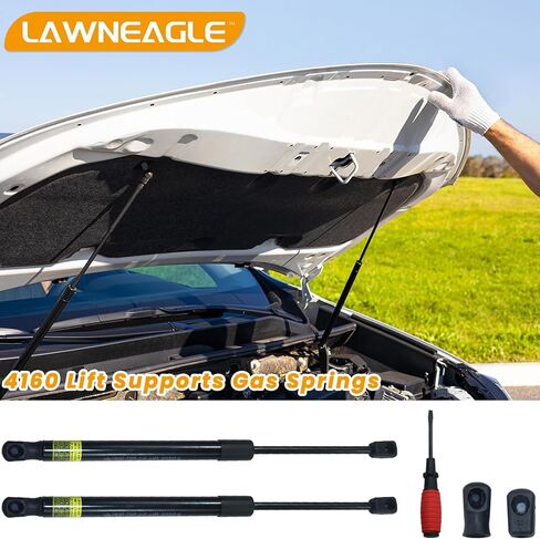 LAWNEAGLE 2 حزمة رفع الغطاء الأمامي يدعم نوابض الغاز يستبدل 6351 SG326009 8196117 14223 لـ 2004 2005 2006 2007 2008 Acura TL Base Sedan 4 Door 2007 2008 Acura TL Type-S سيدان 4 أبواب in Kuwait