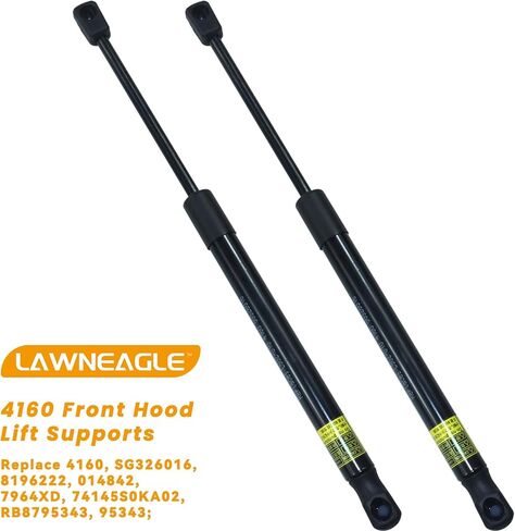 LAWNEAGLE 2 حزمة رفع الغطاء الأمامي يدعم نوابض الغاز يستبدل 6351 SG326009 8196117 14223 لـ 2004 2005 2006 2007 2008 Acura TL Base Sedan 4 Door 2007 2008 Acura TL Type-S سيدان 4 أبواب in Kuwait