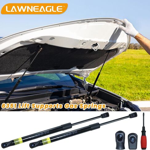 LAWNEAGLE 2 Pack Front Hood Lift Supports Gas Springs Replaces 6351 SG326009 8196117 14223 for 2004 2005 2006 2007 2008 Acura TL Base Sedan 4 Door 2007 2008 Acura TL Type-S Sedan 4 Door in Saudi Arabia