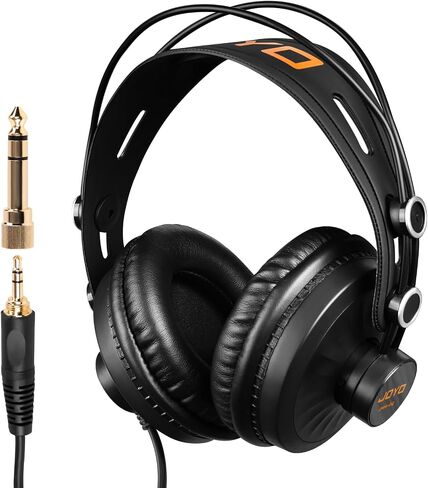 JOYO Studio Headphones Monitor Headphone for Recording Over Ear Noise Canceling for Guitar Cellphone Mixer Amplifier Podcast DJ and Keyboard Piano (JMH-02) in Saudi Arabia