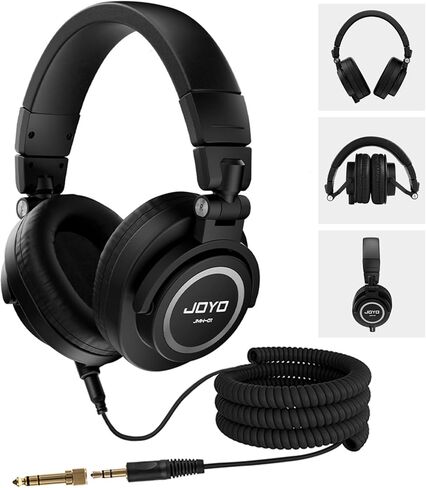 JOYO Studio Headphones Monitor Headphone for Recording Over Ear Noise Canceling for Guitar Cellphone Mixer Amplifier Podcast DJ and Keyboard Piano (JMH-02) in Saudi Arabia