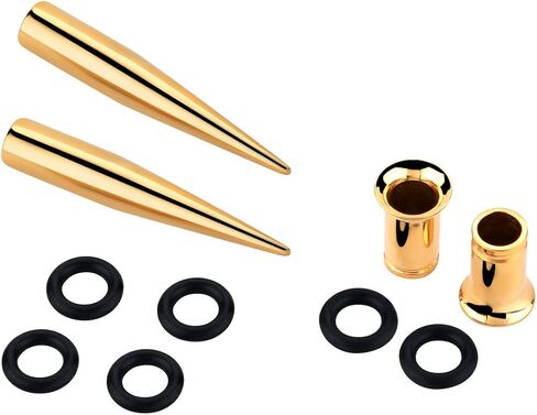 36PC Ear Stretching Kit 14-00G Ear Gauge Stretching Kit Gauges for Ears Stretching Kit Taper and Plugs Kit in Saudi Arabia