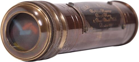 MYSTICKRAFT-مشكال نحاسي - مشكال عتيق مع صندوق جلدي - لمسة نهائية عتيقة - هدية مصنوعة يدويًا من النحاس، هدية عيد ميلاد، هدية فريدة، هدية تخرج، هدية للزوج in Kuwait