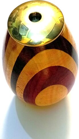 Egg Shape Brass & Wooden Kaleidoscope for Adult and Kids || Vintage Look Kaleidoscope - Handmade Kaleidoscope for Kids Friends Family Children by Art Gift Decor, 4.5 Inches in Saudi Arabia