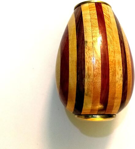 Egg Shape Brass & Wooden Kaleidoscope for Adult and Kids || Vintage Look Kaleidoscope - Handmade Kaleidoscope for Kids Friends Family Children by Art Gift Decor, 4.5 Inches in Saudi Arabia