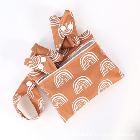 KKTAPOS Wet Dry Bags for Baby Cloth Diapers - Waterproof Reusable Washable Travel Bags, Gym Bag, Pool, Daycare Soiled Baby Items Yoga Gym Bag for Swimsuits & Wet Clothes 3 pcs/set Mini Size (Sun) in Kuwait