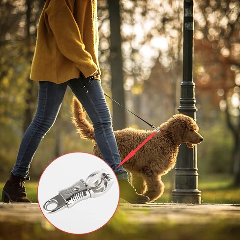 Geilihome Panic Snap, Quick Release Snap Heavy Duty Nickel Plated Snap with Fixed Eye for Saddles, Get Back Whips, Paracord, Horse (3pcs) in Saudi Arabia
