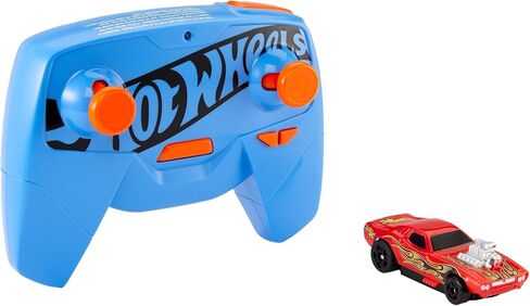 Hot Wheels RC Car, Remote-Control Rodger Dodger in 1:64 Scale, Race On and Off Track, Includes Track Adapter​​ in Saudi Arabia
