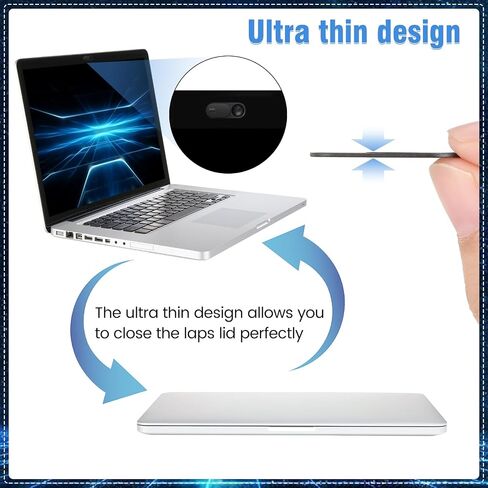 Laptop Camera Cover Slide,3 Large+3 Small Ultra Thin Webcam Cover Blocker in Kuwait