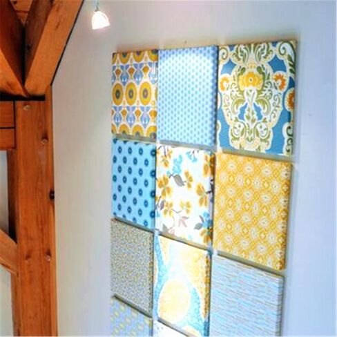JAJADO Lattice Self Adhesive Silk Screen Stencils Reusable Flower Plaid Screen Printing Template Chalk Paste DIY Stencil Mesh Transfer Craft on Wood/Cabinet/Card/Furniture/Wall Art Painting 8.5x11 in in Saudi Arabia