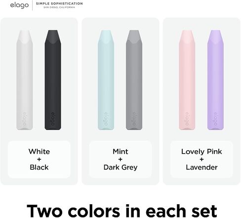 مقبض Elago لقلم Apple Pencil Pro، الجيل الأول، الجيل الثاني وقلم Apple Pencil USB-C in Kuwait