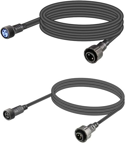 Outdoor Stage Lights Cable Wire,1m/3.3ft 3 Pin 13AWG 2.5mm2 Power Cable(US Plug and Female Head), for Waterproof Led Par Light Used Separately in Kuwait