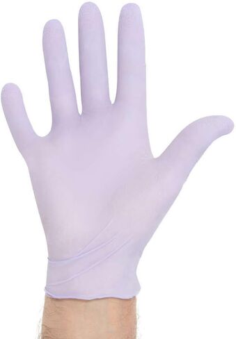 HALYARD LAVENDER NITRILE Exam Gloves, Powder-Free, Non-Sterile, 3.1 mil, 9.5", Lavender, X-Small, 52816 (Box of 250) in Kuwait