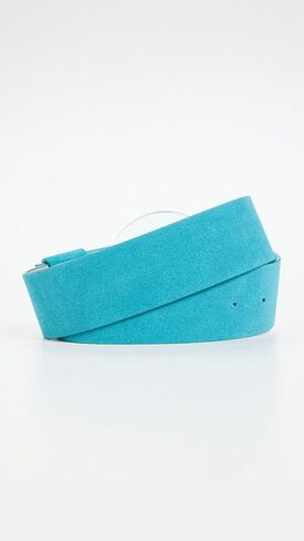 Lizzie Fortunato Women's Louise Belt In Teal Suede in Kuwait