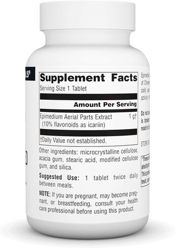Source Naturals Horny Goat Weed (EPIMEDIUM) Supports Sexual Vitality* 1,000 MG • 60 Tablets in Saudi Arabia