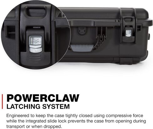 NANUK 904 Recycled Resin Hard Case with Customizable Foam Insert- Waterproof, Dustproof and Impact Resistant- Go Green and Minimize Your Carbon Footprint, Black in Saudi Arabia