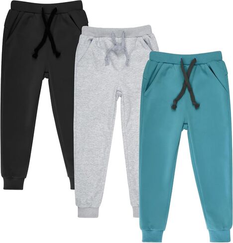 BIG ELEPHANT Kids Sweatpants, Boys Girls Joggers with Pockets & Drawstring for Age 3-16 Years in Saudi Arabia