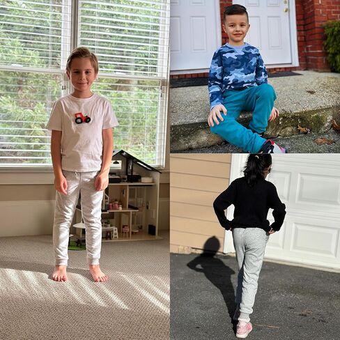 BIG ELEPHANT Kids Sweatpants, Boys Girls Joggers with Pockets & Drawstring for Age 3-16 Years in Saudi Arabia